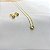 Conjunto Ponto de Luz de Zircônias Brancas - Banhados em Ouro 18K - Imagem 5