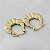 Brinco de Argola Croissant - Banhado em Ouro 18k - Imagem 3