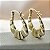 Brinco de Argola Croissant - Banhado em Ouro 18k - Imagem 1