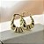 Brinco de Argola Croissant - Banhado em Ouro 18k - Imagem 8