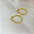 Brinco de Argola Corrente Trançada - Banhado em Ouro 18k - Imagem 4