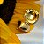 Brinco Botton Quadrado - Banhado em Ouro 18k - Imagem 4
