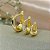 Brinco Articulado Tulipa Liso G - Banhado em Ouro 18k - Imagem 5