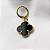 Brinco Trevo Preto - Banhado em Ouro 18k - Imagem 3