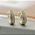 Brinco de Argola Click Cravejado com Zircônias G - Banhado em Ouro 18k - Imagem 9