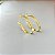Brinco de Argola Oval - Banhado em Ouro 18k - Imagem 1