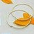 Brinco de Argola Liso Grande - Banhado em Ouro 18k - Imagem 1