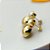 Brinco de Perola e Esfera - Banhado em Ouro 18k - Imagem 5