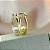 Brinco de Argola Oval com Pérola - Banhado em Ouro 18k - Imagem 5