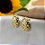 Brinco Oval Vazado - Banhado em Ouro 18k - Imagem 2