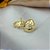 Brinco Oval Vazado - Banhado em Ouro 18k - Imagem 3