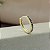 Brinco de Argola Click Cravejado com Zircônia Color G - Banhado em Ouro 18k - Imagem 3
