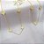 Colar Trevo Madrepérola Vintage Alhambra 40cm - Banhado em Ouro 18k - Imagem 3
