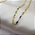 Pulseira Fio de Zircônias Coloridas - Banhado em Ouro 18k - Imagem 3