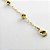 Pulseira Elos com Esferas - Banhado em Ouro 18k - Imagem 3