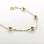 Pulseira Elos com Esferas - Banhado em Ouro 18k - Imagem 1