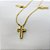 Colar Gargantillha Crucifixos Cravejados com Zircônia - Banhado em Ouro 18k - Imagem 2