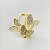 Anel com 3 Borboletas Cravejado com Zircônias - Banhado em Ouro 18k - Imagem 4