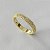 Anel Aparador de Aliança Cravejado com Zircônias - Banhado em Ouro 18k - Imagem 2
