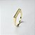 Anel Design Retangular Cravejado com Zircônias - Banhado em Ouro 18k - Imagem 3