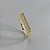 Anel Design Retangular Cravejado com Zircônias - Banhado em Ouro 18k - Imagem 5