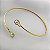 Bracelete Delicado Fino com Pérola Ajustável - Banhado em Ouro 18k - Imagem 1