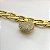 Pulseira de Malha com Pingente de Coração Cravejado com Zircônias - Banhado em Ouro 18k - Imagem 5