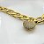 Pulseira de Malha com Pingente de Coração Cravejado com Zircônias - Banhado em Ouro 18k - Imagem 4