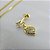 Conjunto Colar e Brinco com Pingente de Coração Cravejado com Zircônias - Banhado em Ouro 18k - Imagem 1