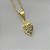 Conjunto Colar e Brinco com Pingente de Coração Cravejado com Zircônias - Banhado em Ouro 18k - Imagem 4