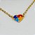 Pulseira com Pingente de Coração Mãe de Autista - Banhada em ouro 18K - Imagem 1