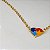 Pulseira com Pingente de Coração Mãe de Autista - Banhada em ouro 18K - Imagem 2