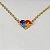 Pulseira com Pingente de Coração Mãe de Autista - Banhada em ouro 18K - Imagem 5