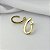 Brinco Elegance Design Abstrato - Banhando em Ouro 18k - Imagem 1