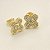 Brinco Trevo Cravejado com Zircônias – Banhado em Ouro 18K - Imagem 1