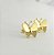 Brinco Borboleta Cravejado com Zircônia Cristal – Banhado em Ouro 18K - Imagem 2