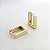 Brinco Click Minimalista Quadrado – Banhado em Ouro 18K - Imagem 2