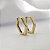 Brinco Click Hexagonal – Banhado em Ouro 18K - Imagem 2