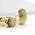 Brinco Argola Redondo Cravejado com Zircônias Coloridas G – Banhado em Ouro 18K - Imagem 1