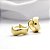 Brinco Argola Ondulado Orgânico – Banhado em Ouro 18K - Imagem 1