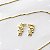 Colar Filho e Filha com Zircônias – Banhado em Ouro 18K - Imagem 1