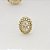Brinco Oval Cravejado com Zircônia - Banhado em ouro 18k - Imagem 2