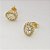 Brinco Oval Cravejado com Zircônia - Banhado em ouro 18k - Imagem 7