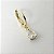 Brinco de Argola Click com Pingente em Gota de Zircônia - Banhado em Ouro 18k - Imagem 5