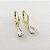 Brinco de Argola Click com Pingente em Gota de Zircônia - Banhado em Ouro 18k - Imagem 8