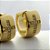 Brinco de Argola Click com Cruz Cravejada em Zircônia - Banhado em Ouro 18k - Imagem 4