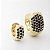 Brinco Argola Redondo Cravejado com Zircônias – Banhado em Ouro 18K - Imagem 12