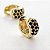Brinco Argola Redondo Cravejado com Zircônias – Banhado em Ouro 18K - Imagem 15