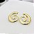 Brinco Espiral Caracol – Banhado em Ouro 18K - Imagem 2
