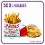 Saco Para Batata Frita - Papel Kraft Branco (500 Unidades) - Imagem 1